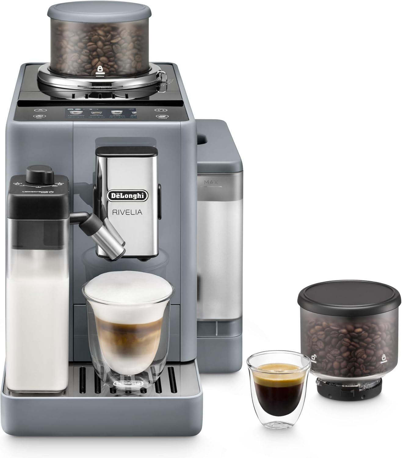 De'Longhi Rivelia EXAM440.55.G automatyczny ekspres do kawy z LatteCrema Hot