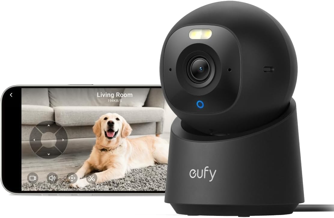Eufy kamera do monitoringu wewnętrzna E30 4K obrót o 360° AI HomeKit