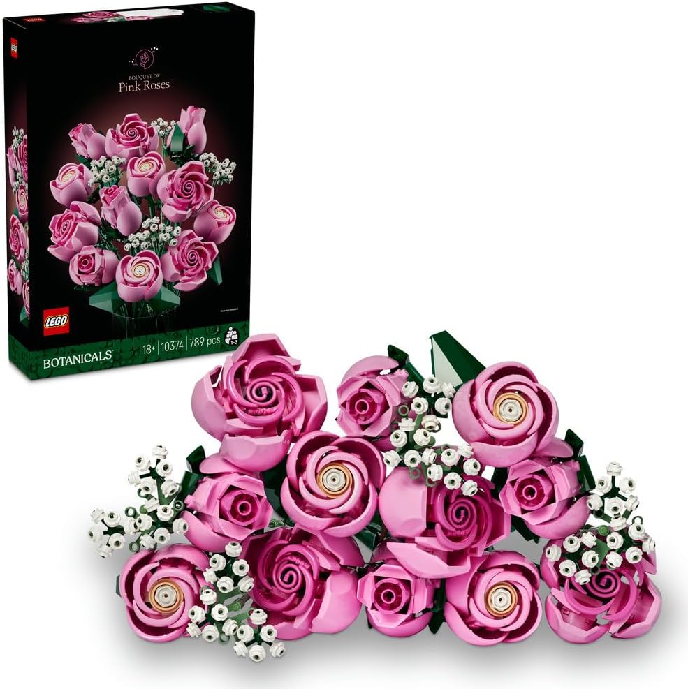Klocki LEGO Botanicals Bukiet różowych róż 10374 (różowe lub czerwone)