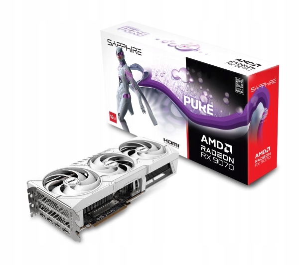 Karta graficzna Sapphire technology PURE Radeon RX 9070 16GB GDDR6 256bit - od OleOle