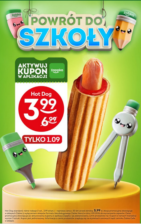 Tani HOT DOG (01.09) - Żabka