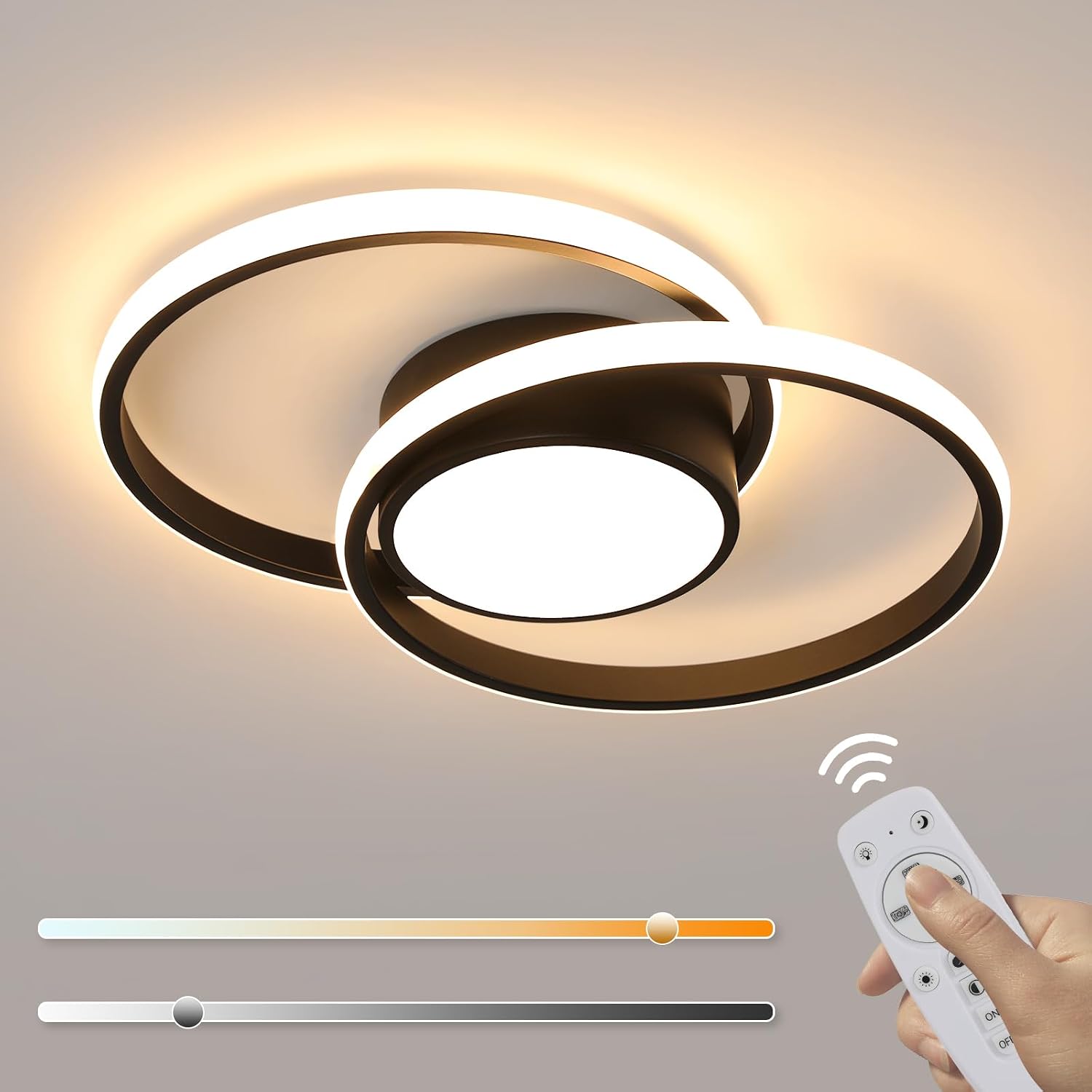 Comely Plafon LED 40W 4500LM ściemniany z pilotem