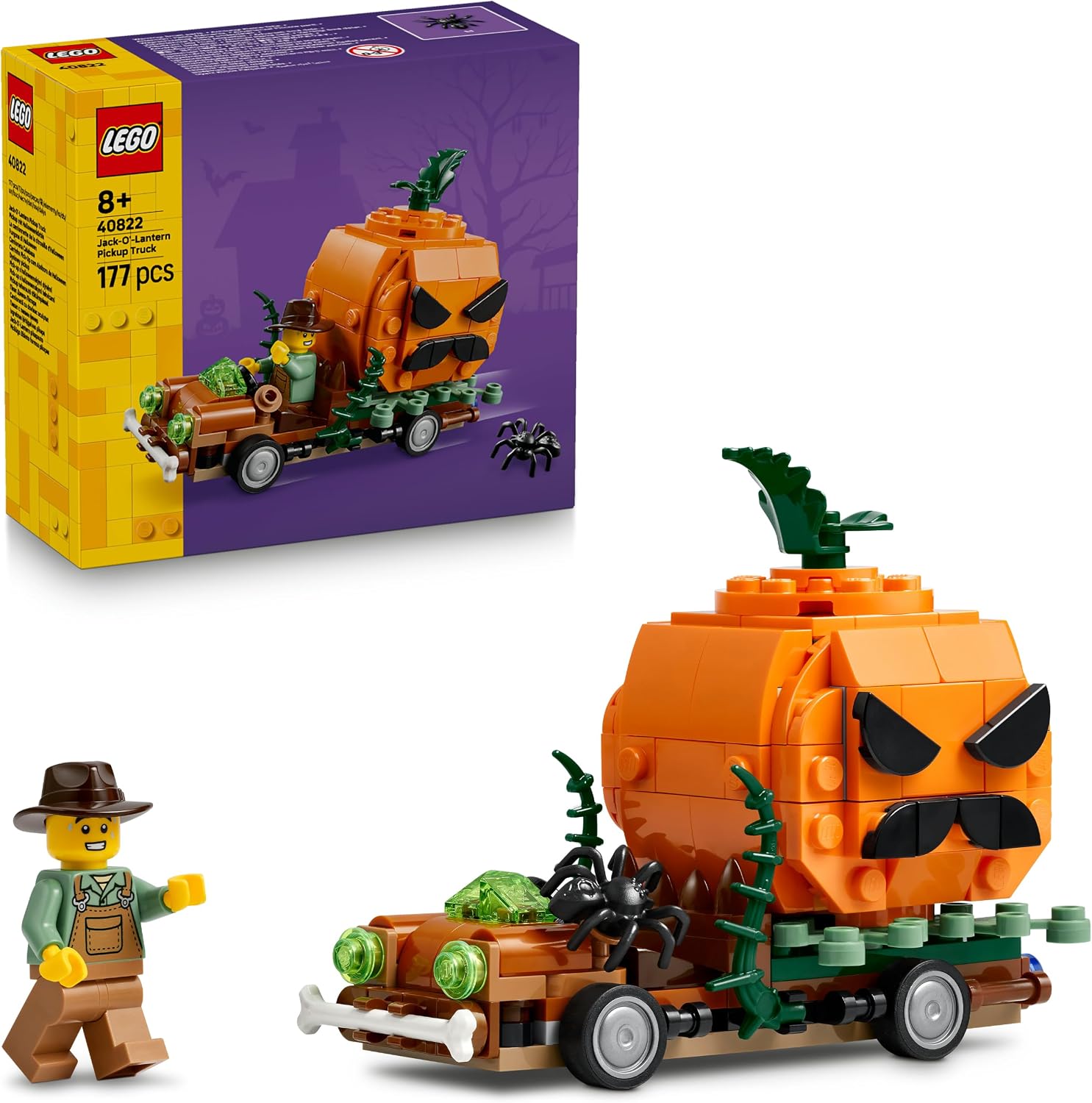 LEGO Pickup z dynią na Halloween