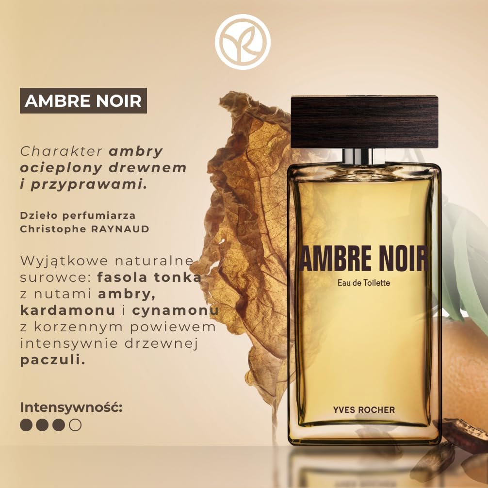 Yves Rocher Ambre Noir woda toaletowa dla mężczyzn 100 ML