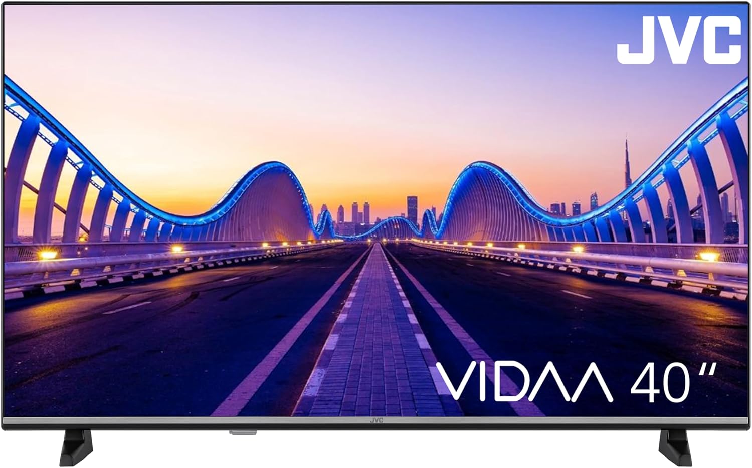JVC VIDAA LT-40VDF5455 Telewizor 40" Full HD HDR z wbudowanym potrójnym tunerem LED Czarny