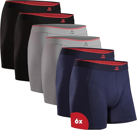 6 SZTUK - DANISH ENDURANCE Bokserki Bambusowe Oddychająca Bielizna (4 warianty do wyboru)