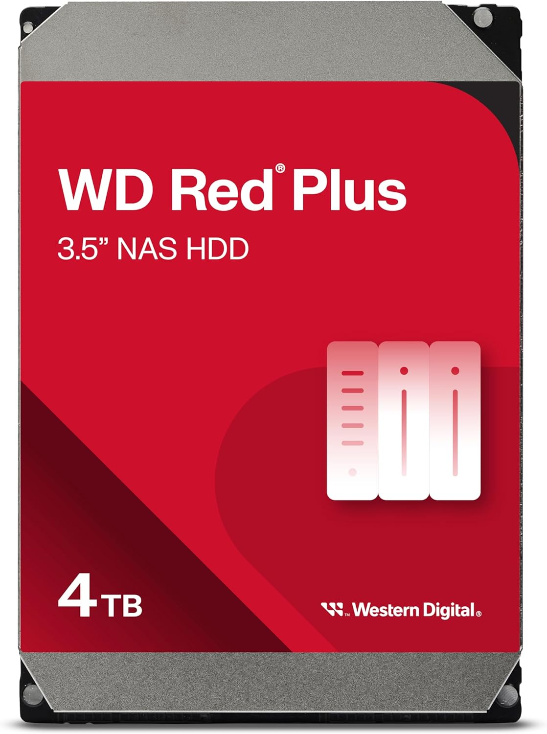 WD Red Plus 4TB NAS 3.5" wewnętrzny dysk twardy – 5400 obr./min SATA 6 GB/s