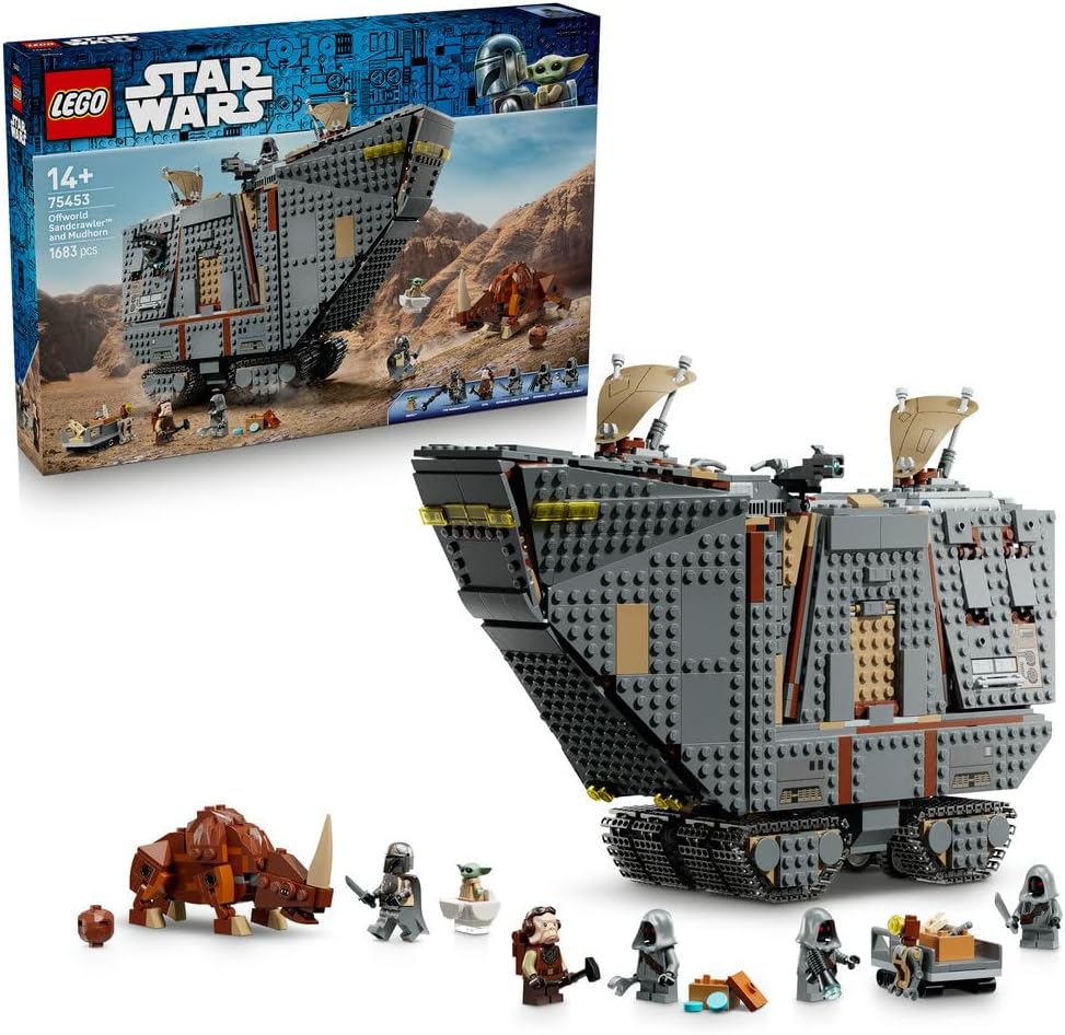 Kliknij aby zobaczyć pełny widok LEGO Star Wars Piaskoczołg wędrownych Jawów i bagnorożec 75453