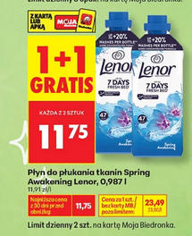 Płyn do płukania tkanin Spring Awakening Lenor 0.987 L (1+1 GRATIS) - Biedronka