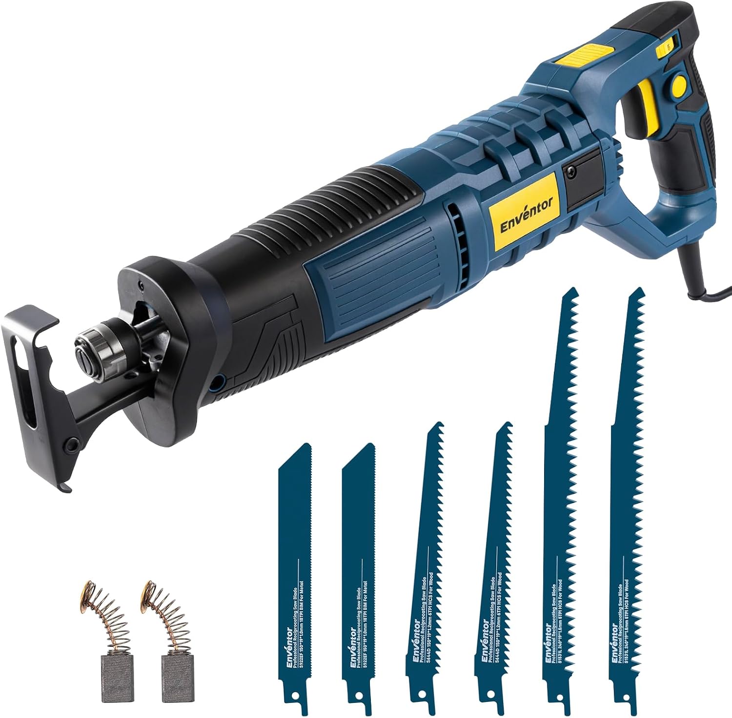 Enventor Piła szablasta 850W z 6 brzeszczotami regulacja 0-2800 SPM