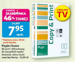 Papier ksero "Copy & Print" 80 gr 500 arkuszy (ryza) - AUCHAN