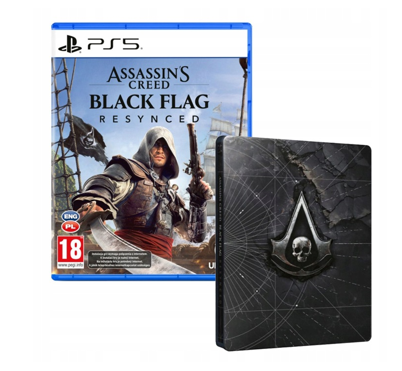 Assassin's Creed Black Flag Resynced - Gra PS5 + STEELBOOK - od NewGamePlus