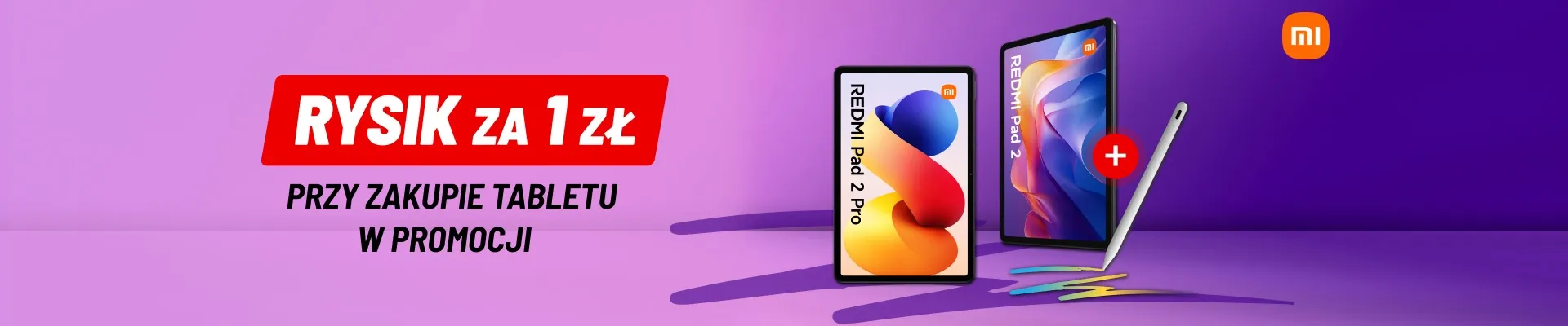 Tablet XIAOMI Redmi Pad 2 11" 8/256 GB Wi-Fi Zielony + Rysik XIAOMI Redmi Smart Pen 1S Biały za 1 PLN