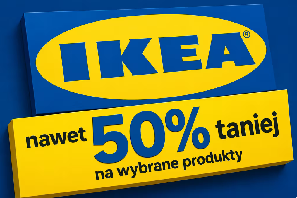 Wybrana produkty rabat do -50% w ramach akcji "Taniej tylko w sklepie"- IKEA