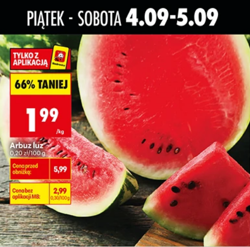 Arbus na wagę 1 kg - Biedronka