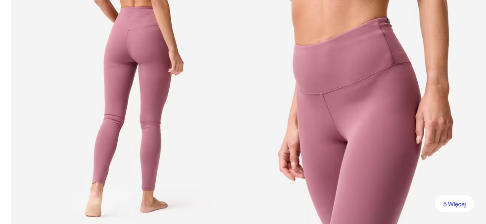 Legginsy do jogi i pilatesu damskie Domyos rozm. XS i S