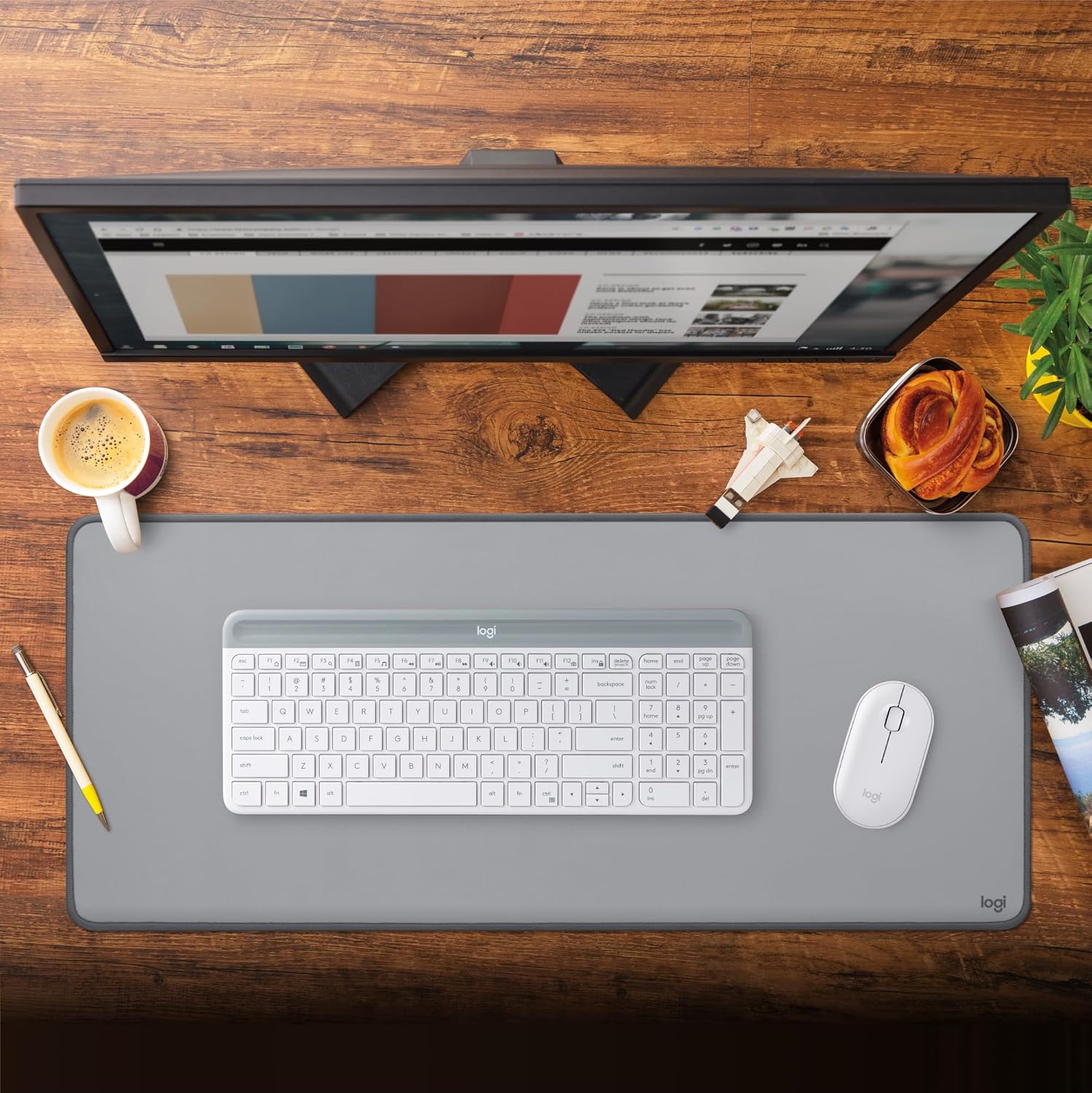 Podkładka pod mysz i klawiaturę Logitech Desk Mat - Studio Series