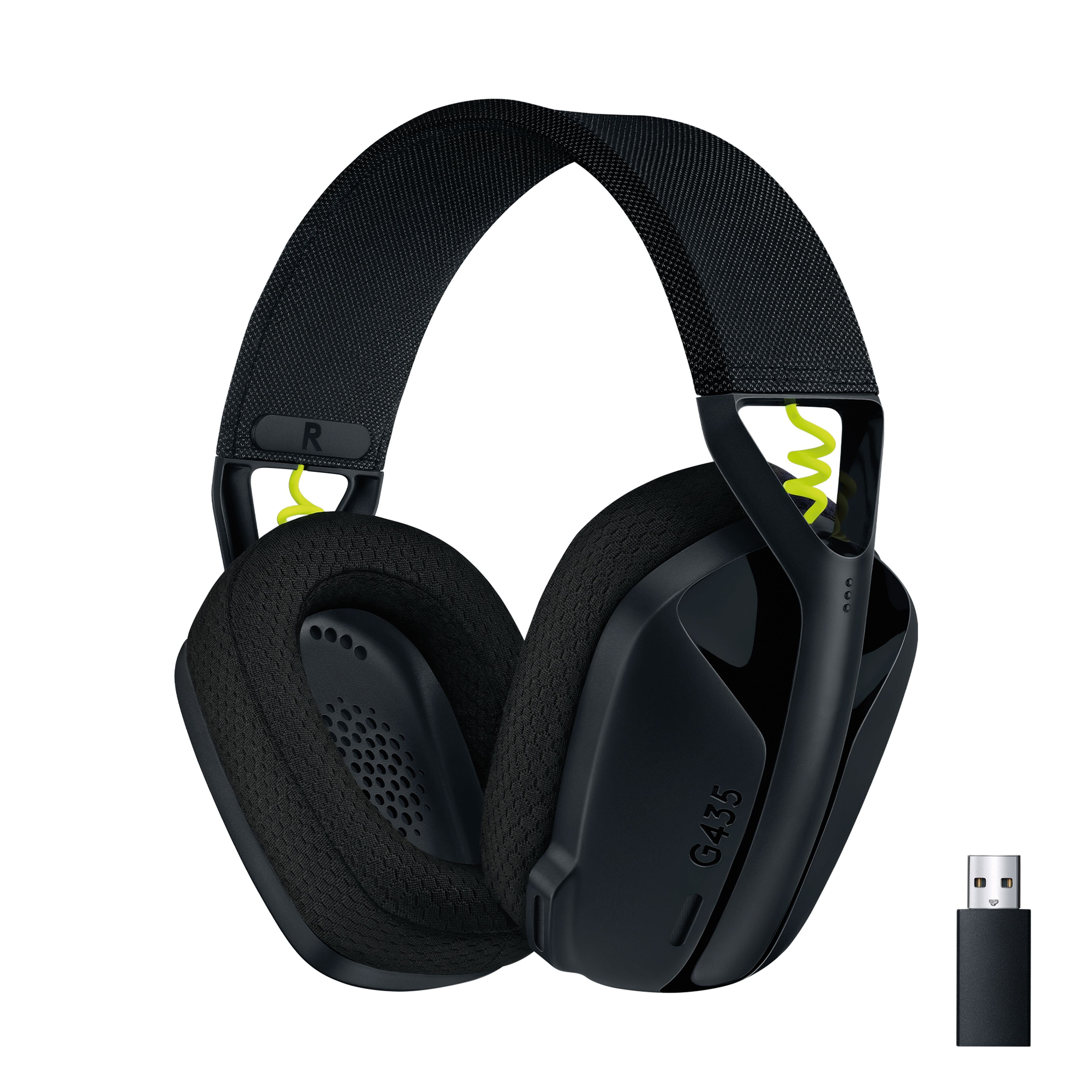 Słuchawki LOGITECH G435 Bezprzewodowe Nauszne Dźwięk przestrzenny Czarny