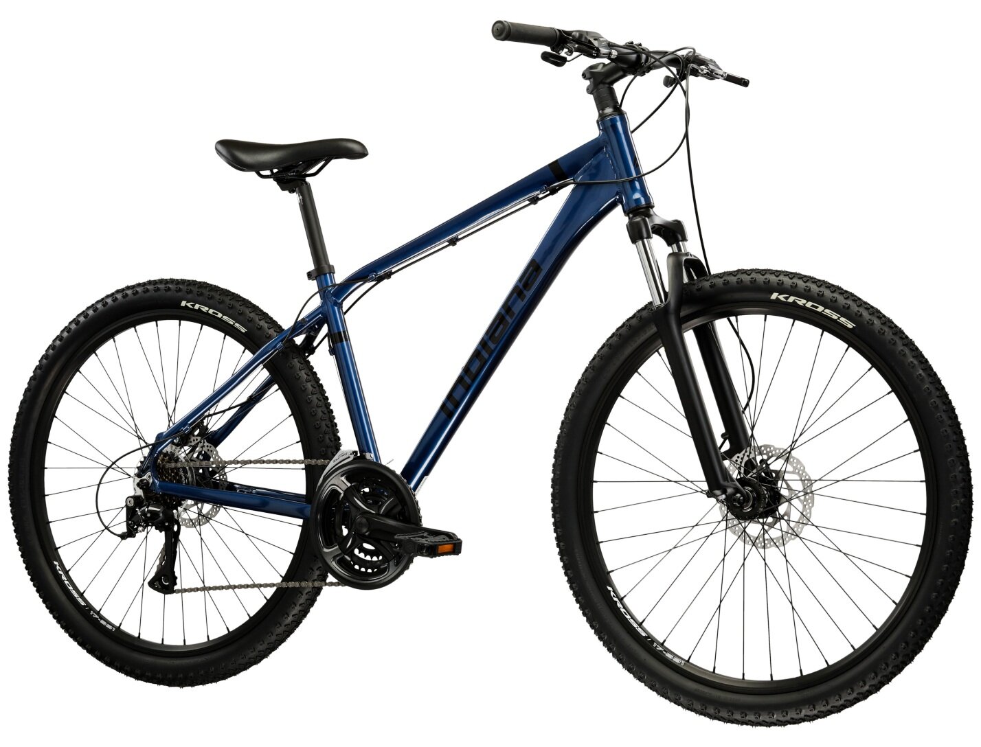 Rower górski MTB INDIANA X-Pulser 2.7 M17 27 cali męski Granatowo-czarny