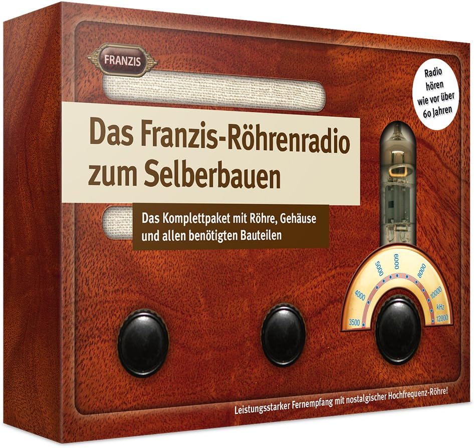 Franzis radio lampowe DIY - Do It Yourself - do smodzielnego zbudowania w stylu retro