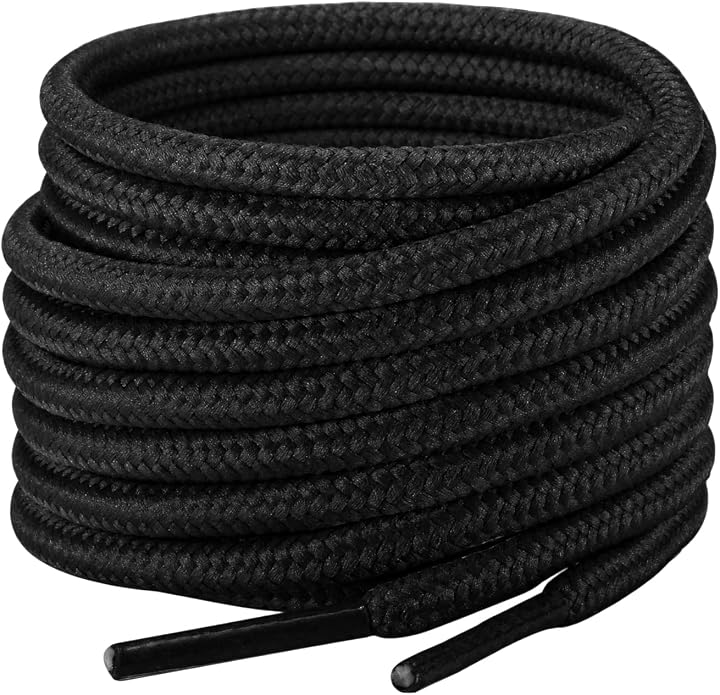 2 PARY - Dafannis Okrągłe Sznurowadła do Butów (4mm) - Premium (różne kolory)