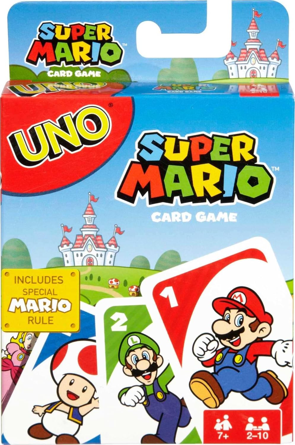 Gra karciana Mattel Games UNO Super Mario 7+ 2-10 graczy