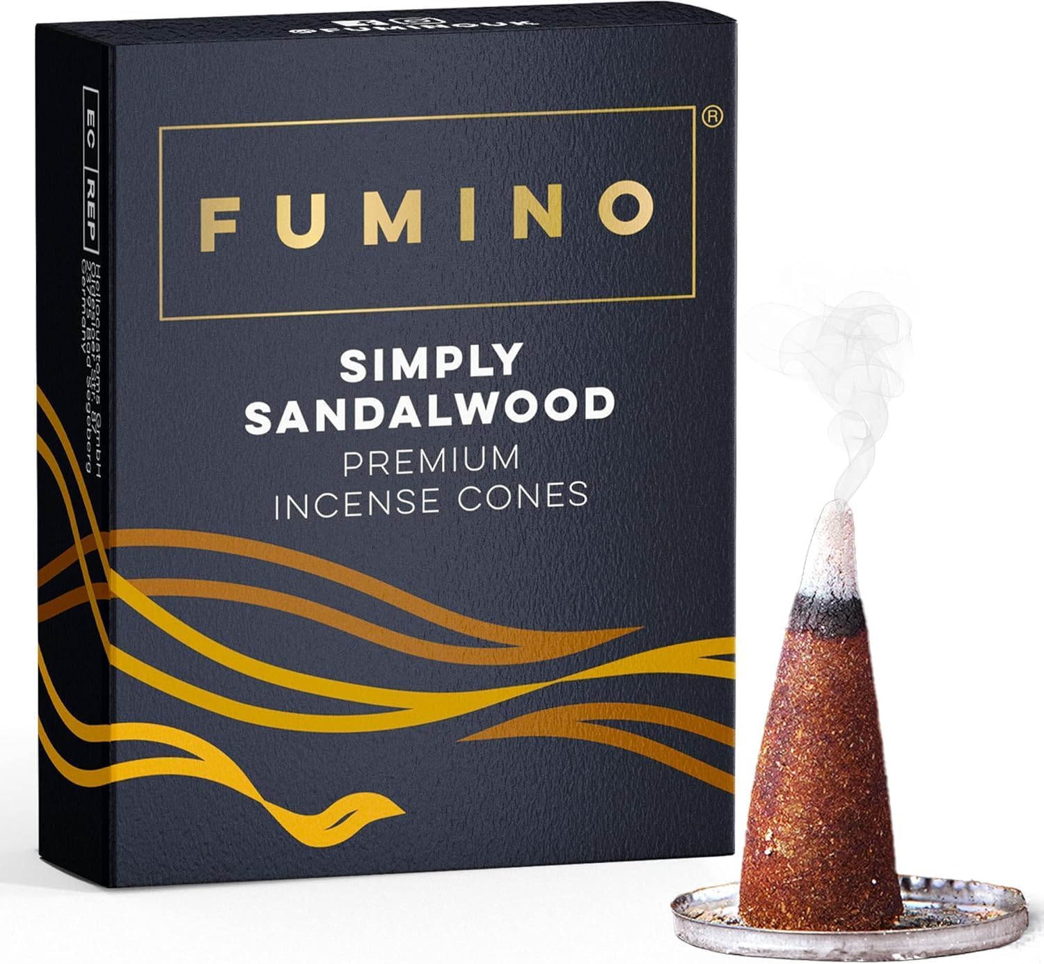Fumino® Zapach Klasycznego drzewa sandałowego – świeże kadzidełka stożkowe 15 sztuk w opakowaniu (różne zapachy)
