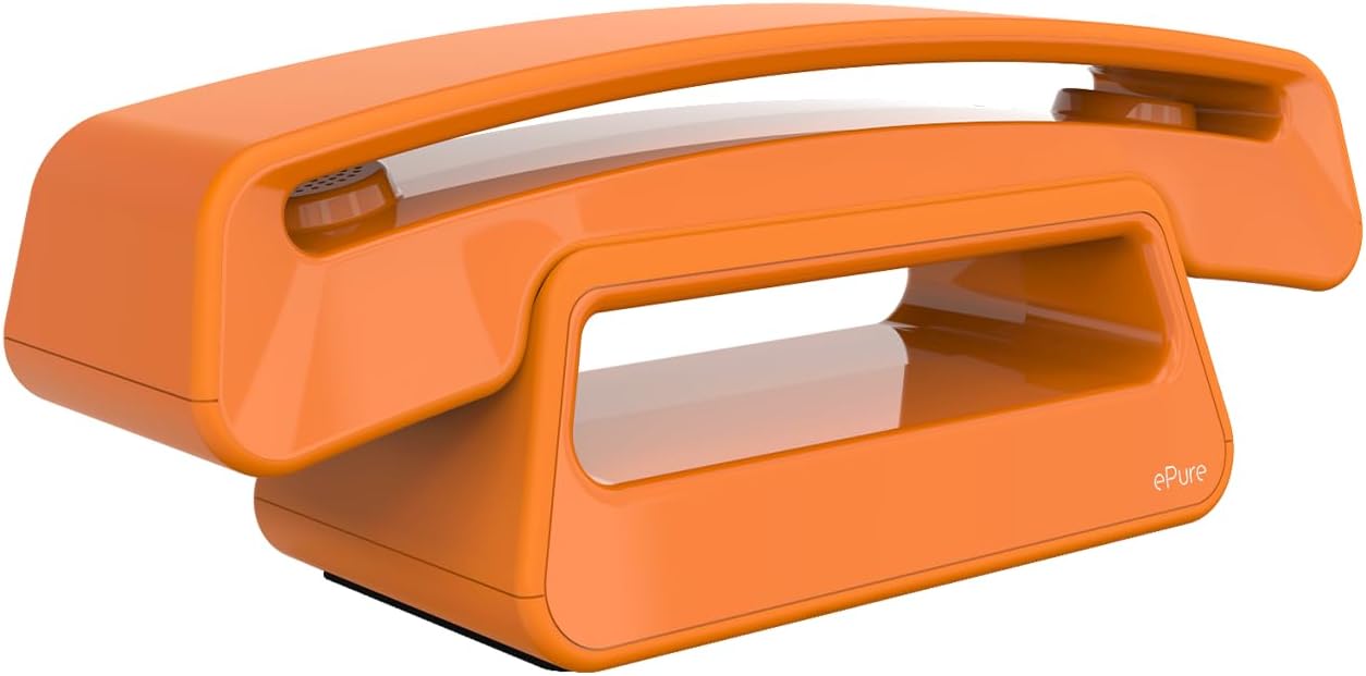 ALCATEL ePure Iconic - Bezprzewodowy telefon stacjonarny DECT styl vintage