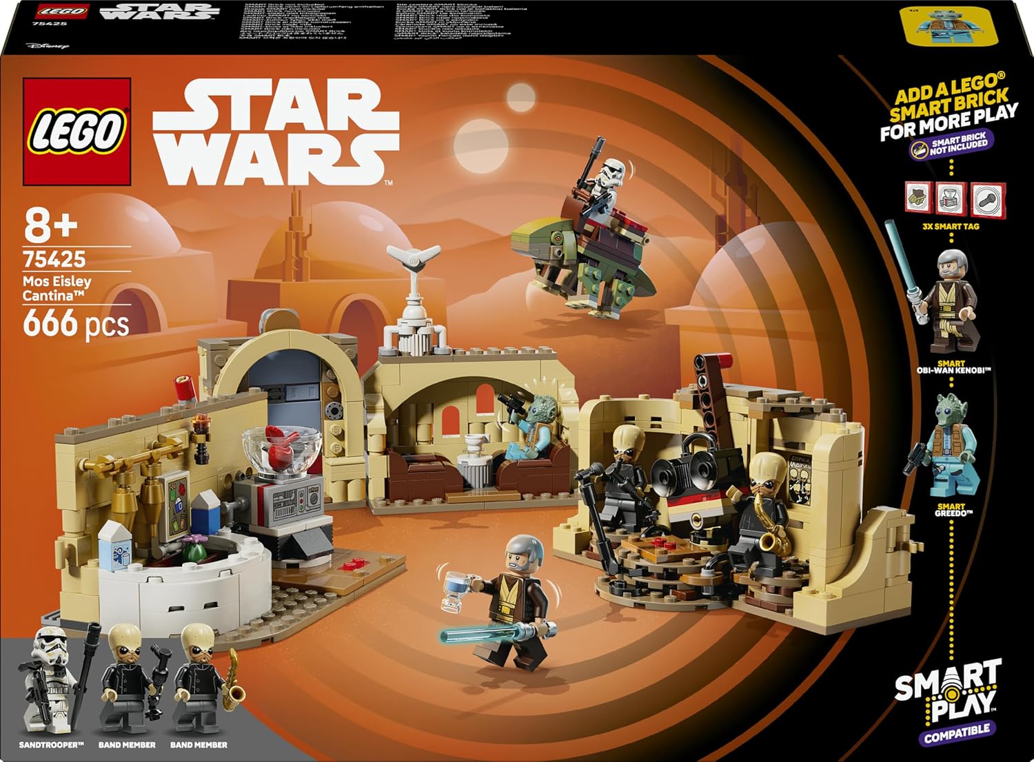 Klocki LEGO Star Wars 75425 Smart Play: Kantyna Mos Eisley
