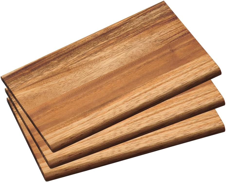3 SZTUKI - Kesper 28403 Brązowa deska śniadaniowa akacja 23 x 15 x 1 cm