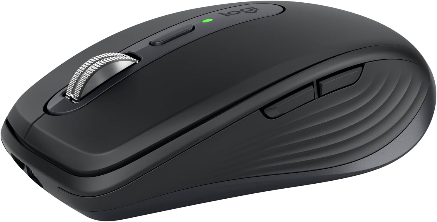 Logitech MX Anywhere 3S Kompaktowa Bezprzewodowa Myszka (Grafit)