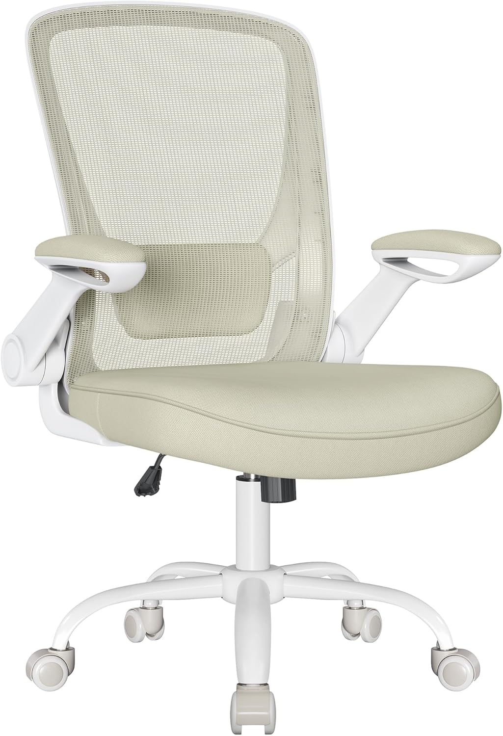 SONGMICS Ergonomiczny fotel biurowy obrotowy z siatką siedzisko 53 cm
