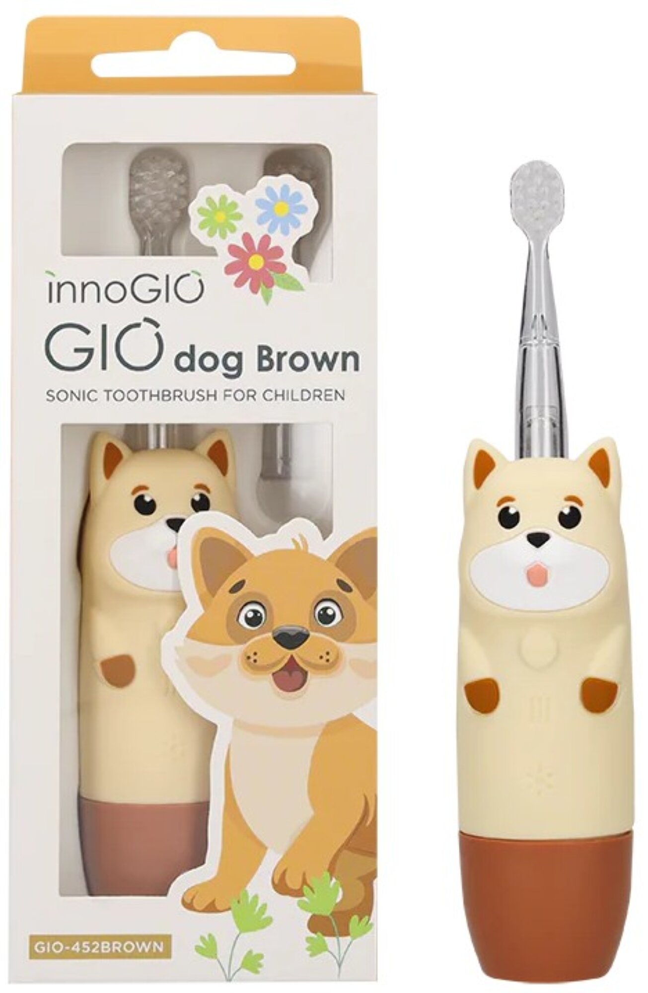 Szczoteczka soniczna INNOGIO GIOdog GIO-452 Brązowy