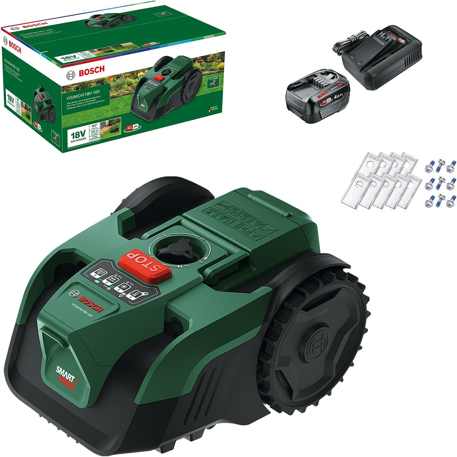 Bosch Akumulatorowy robot koszący VISIMOW18V-100 + BON 50 PLN na kolejne zakupy