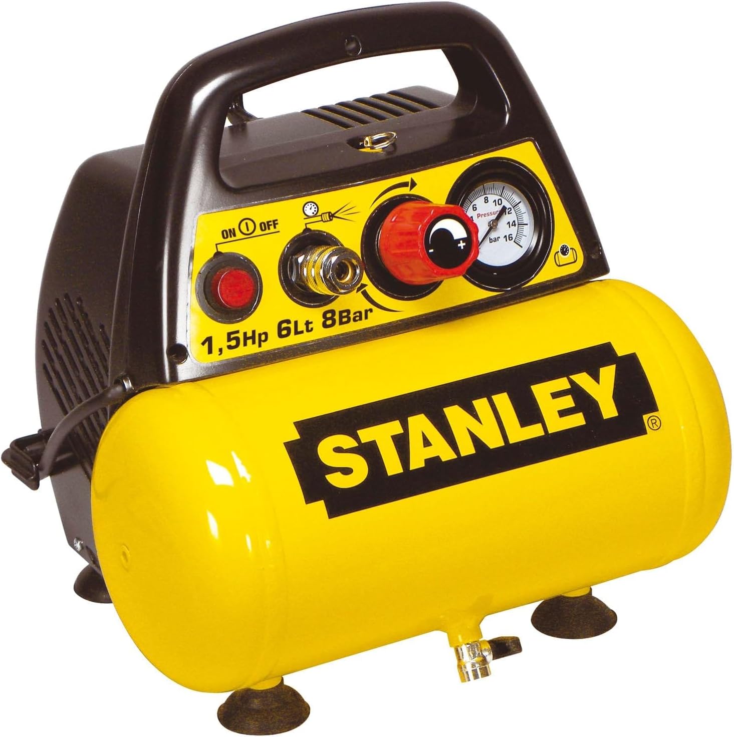 Stanley Dn200/8/6 Kompresor Żółty/Czarny 38 x 38 x 35 cm + BON 50 PLN na kolejne zakupy