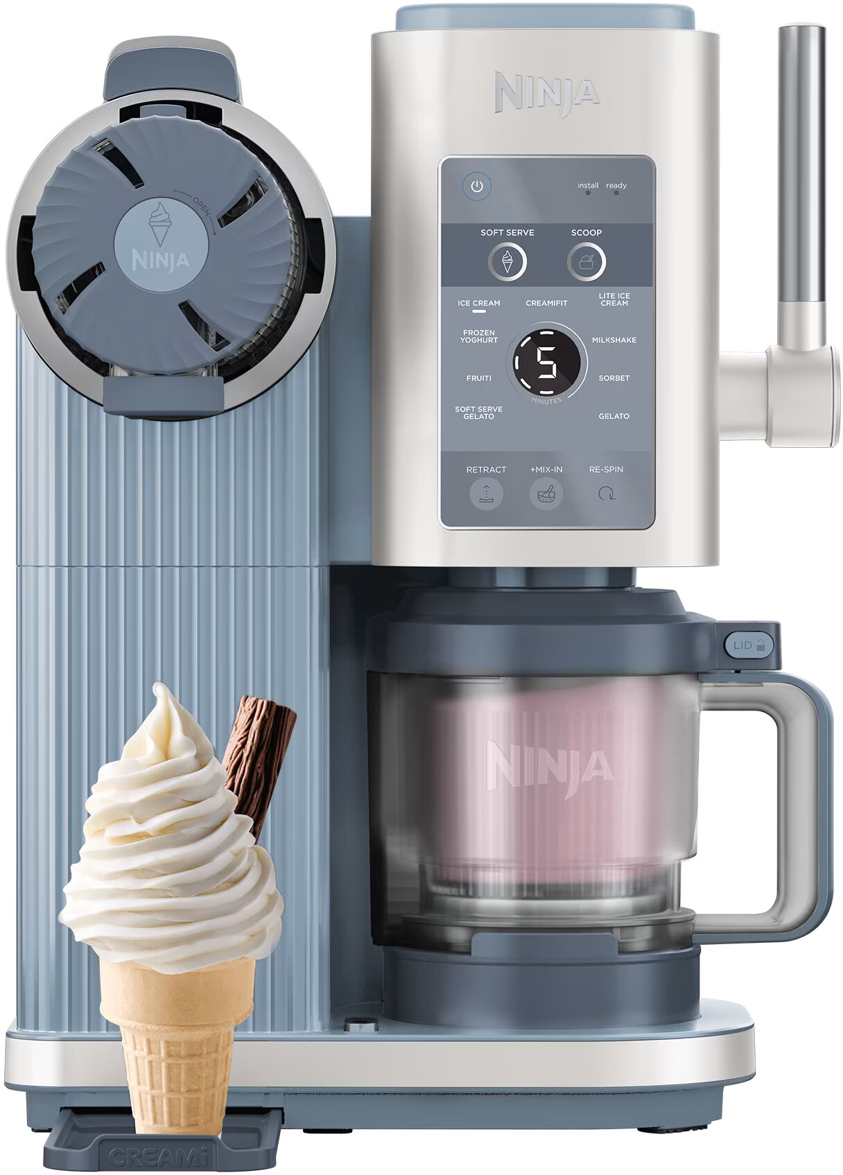 Maszynka do lodów NINJA Creami Scoop & Swirl NC702EU