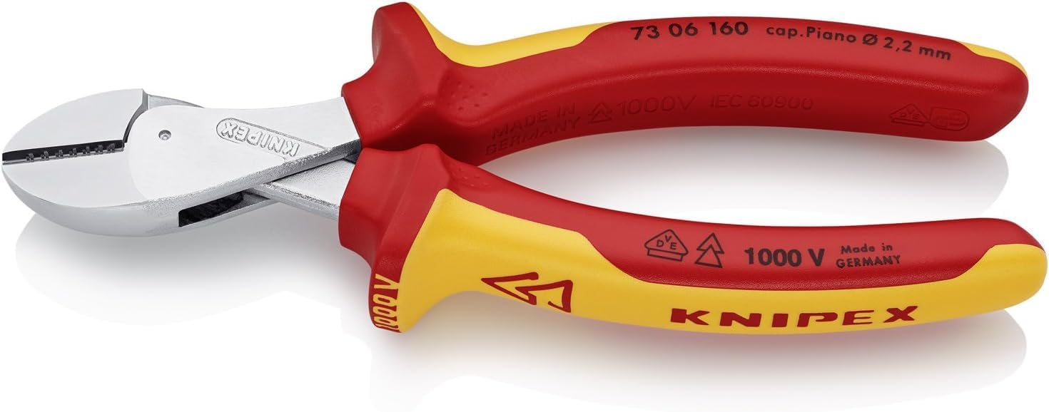 KNIPEX X-Cut Kompaktowe szczypce tnące boczne z wysokim przełożeniem dźwigni
