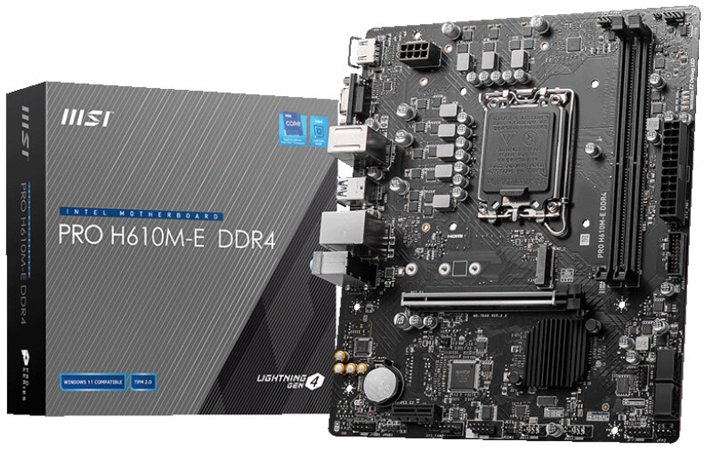 Płyta główna MSI Pro H610M-E DDR4