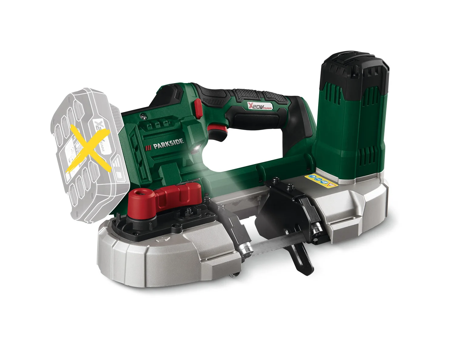 PARKSIDE® Akumulatorowa piła taśmowa 20 V PMBA 20-Li A1 (bez akumulatora i ładowarki)