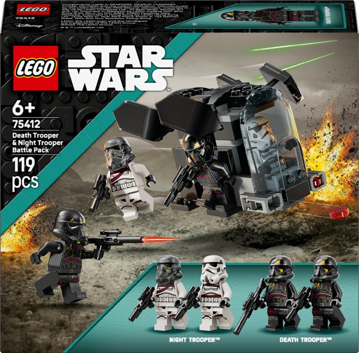LEGO Star Wars Szturmowiec Śmierci i nocny szturmowiec zestaw bitewny 75412 - od JATUkropkaEU