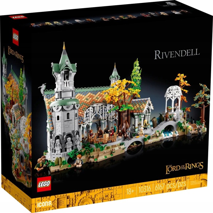 Klocki LEGO Icons Władca Pierścieni: Rivendell 10316 - od AllegroRetail