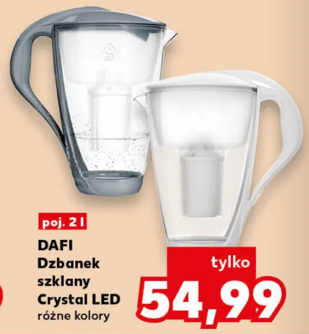 DAFI Dzbanek Szklany Crystal LED 2 Litry - Kaufland