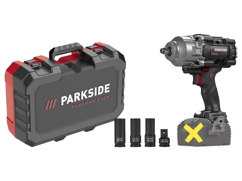 PARKSIDE PERFORMANCE® Akumulatorowy klucz udarowy 20 V PASSP 20-Li C4 (bez akumulatora i ładowarki)