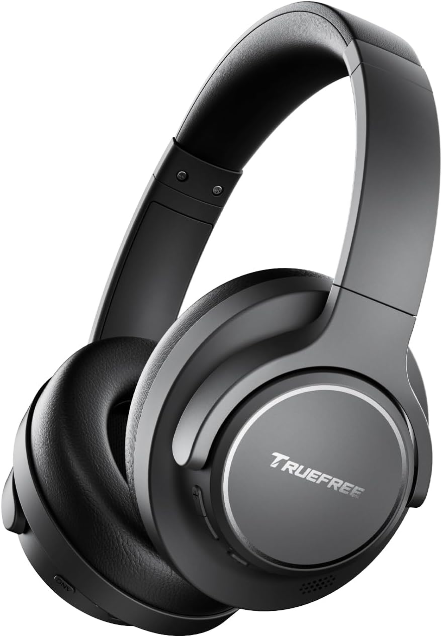 Truefree HF-10 nauszne słuchawki Bluetooth ze sterownikiem 40 mm ANC -45 dB dźwięk przestrzenny 125 h