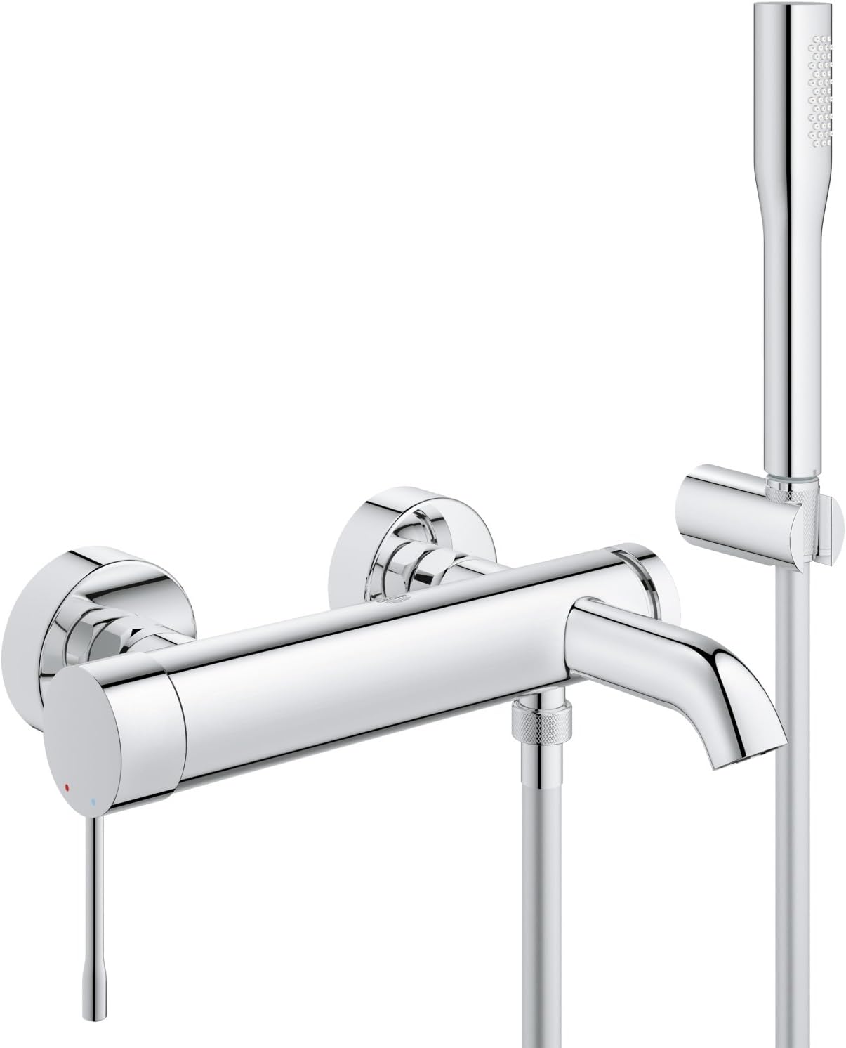 Grohe Essence Bateria Wannowa i Prysznicowa Srebrny 16.5 x 36.5 x 20 cm + BON 50 PLN na kolejne zakupy