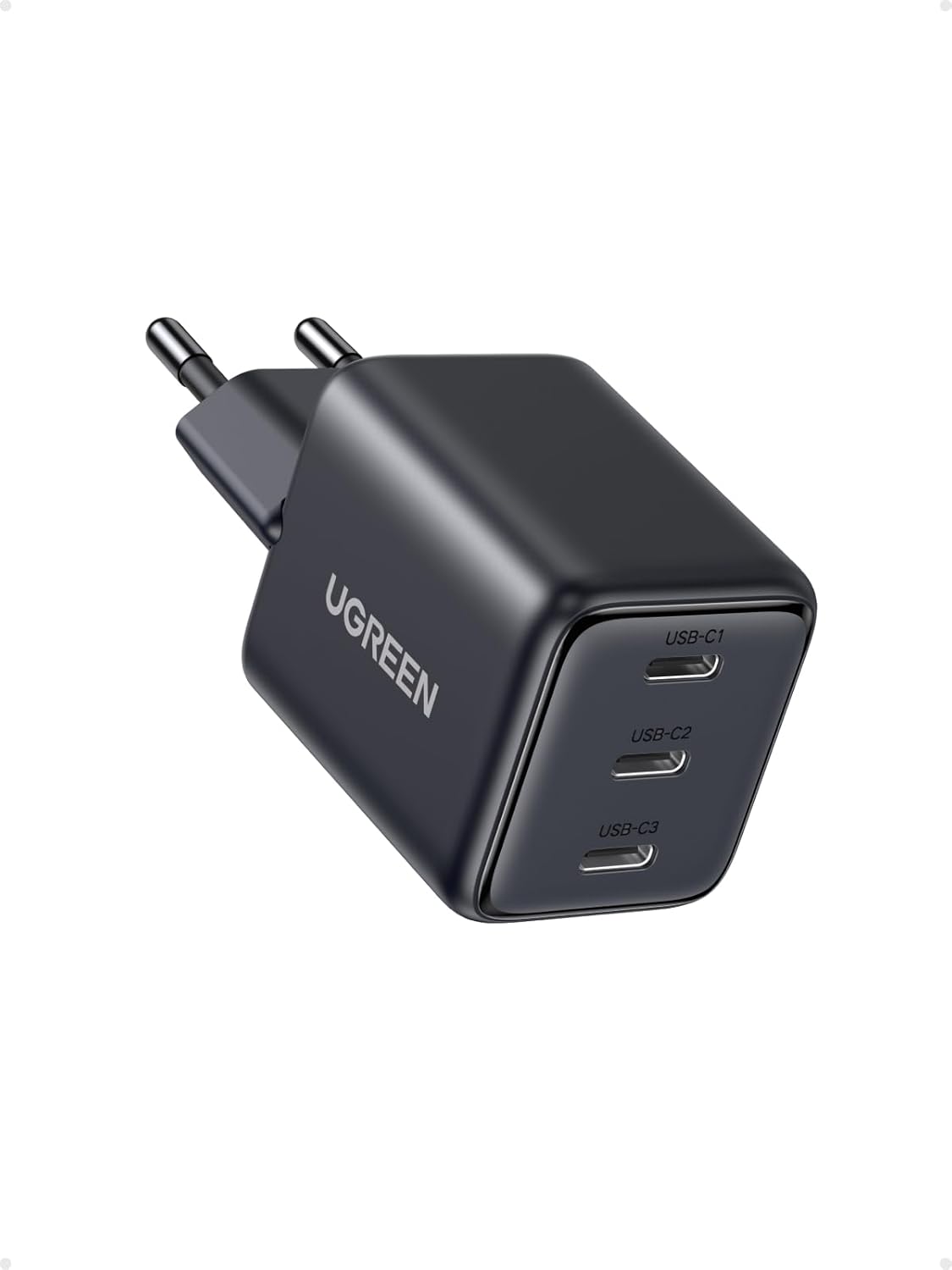 UGREEN Ładowarka USB-C 30W 3 porty USB-C zasilacz GaN