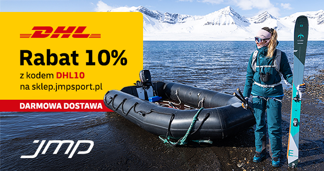 RABAT -10% plus darmowa dostawa do DHL BOX i POP na sklep.jmpsport.pl od DHL