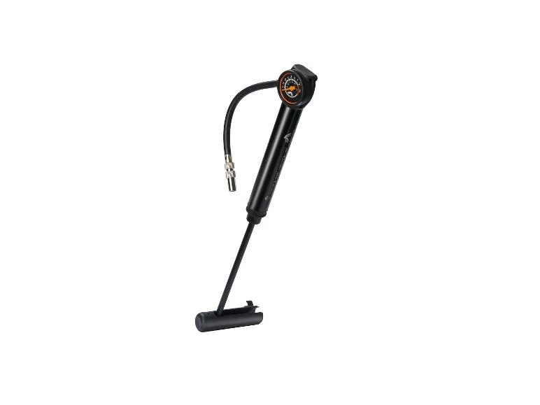 CRIVIT Mini pompka z manometrem rowerowa
