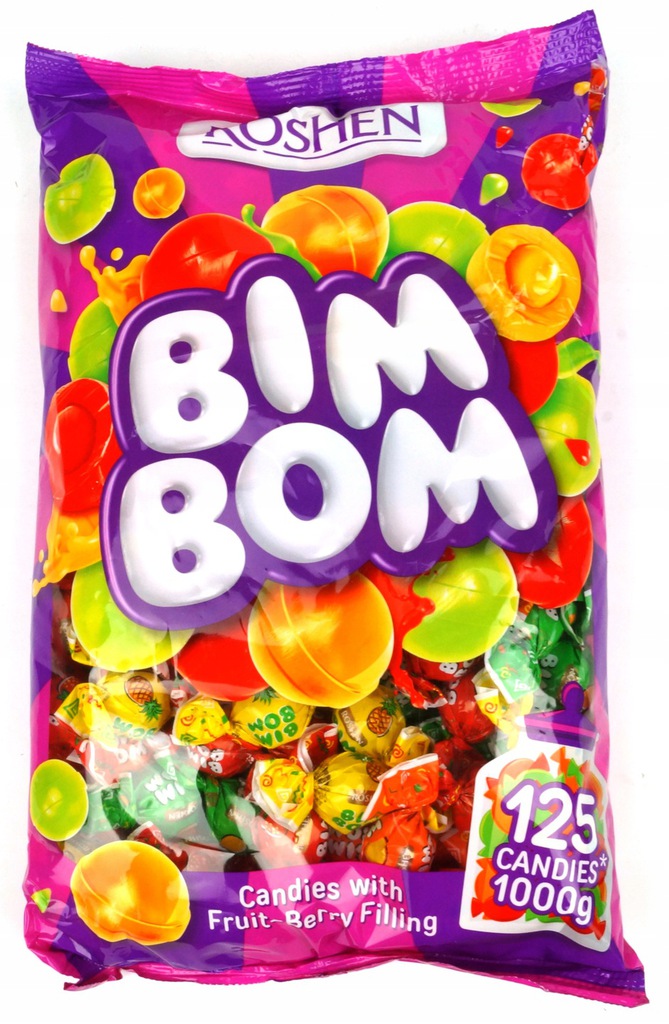 Cukierki Bim Bom owocowe ROSHEN 1 kg - od Tomi-Sklep