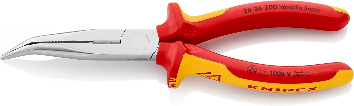 KNIPEX Szczypce tnące półokrągłe (wydłużone typu bociani dziób”) chromowane + BON 50 PLN na kolejne zakupy